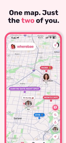 WhereBae : Closer always iPhone screenshot