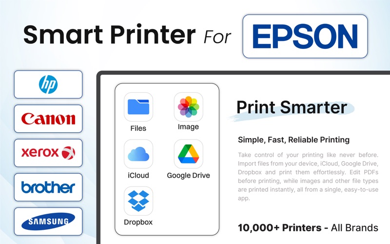 Screenshot #1 pour Imprimante pour Epson iPrint