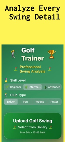 Golf Swing Analyzer & Trainer screenshot