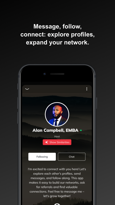 The Black In HR iPhone screenshot 2 - Social Networking app