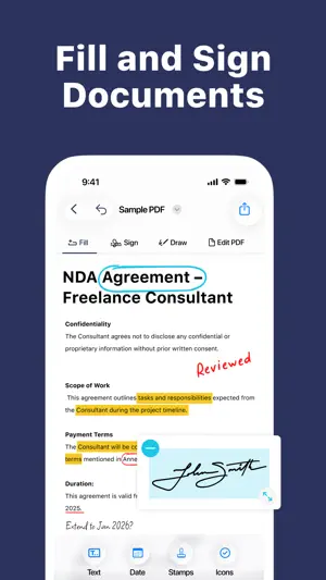 Fill and Sign Documents: eSign screenshot 1