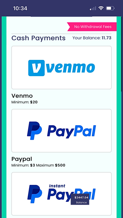 MoreSurveys Paid Surveys App Screenshot