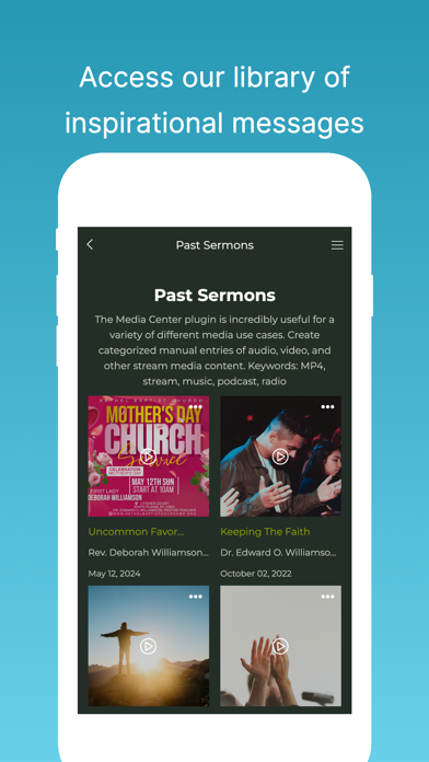Bethel Baptist Church WP. Screenshot
