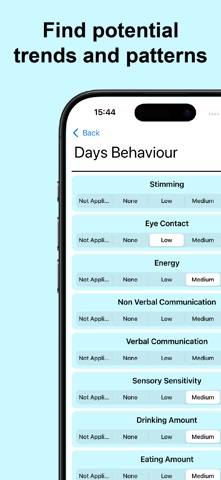 Intuitus - Autism Tracker Screenshot 2 of 5