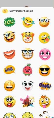 Funny Sticker & Emojis app screenshot 2