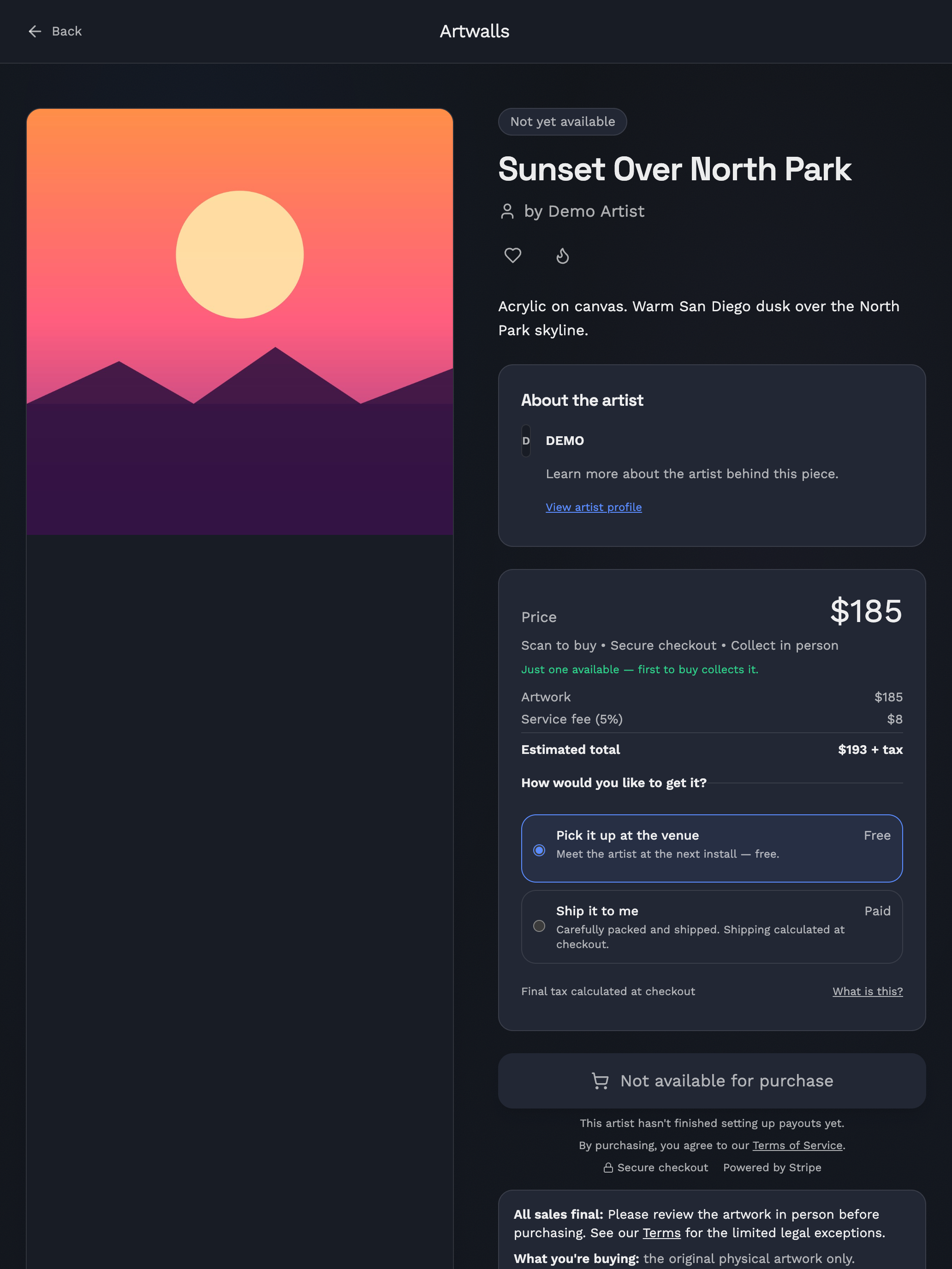 Artwalls: Sell Art Locally screenshot 9