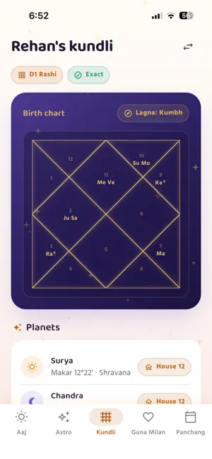 Taara: Kundli & Horoscope screenshot 4