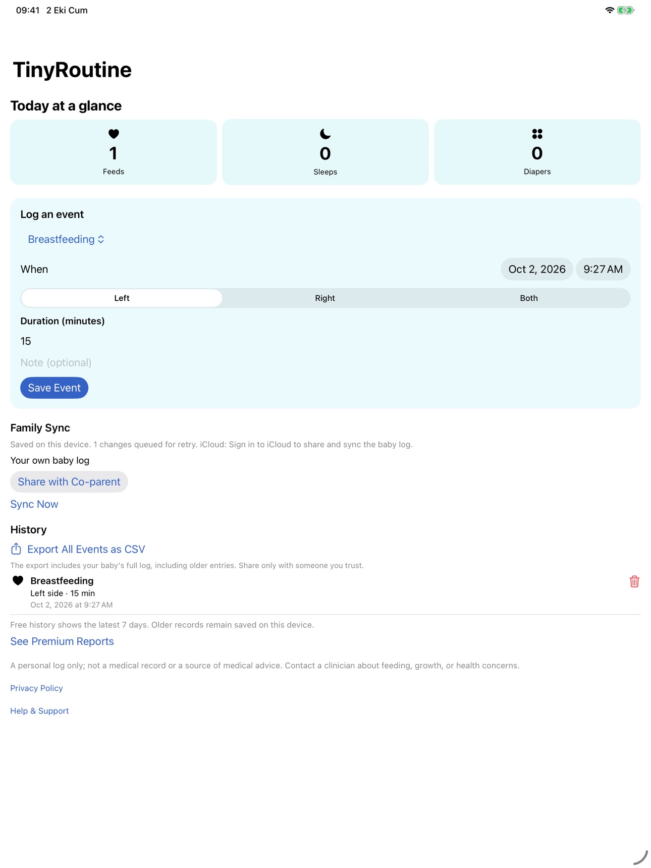 Screenshot 6 of Baby Tracker: TinyRoutine