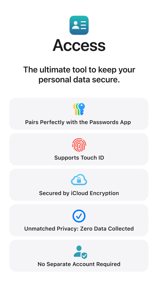 #1. Access: Private Vault (macOS) 由: Foyer Objet Inc.