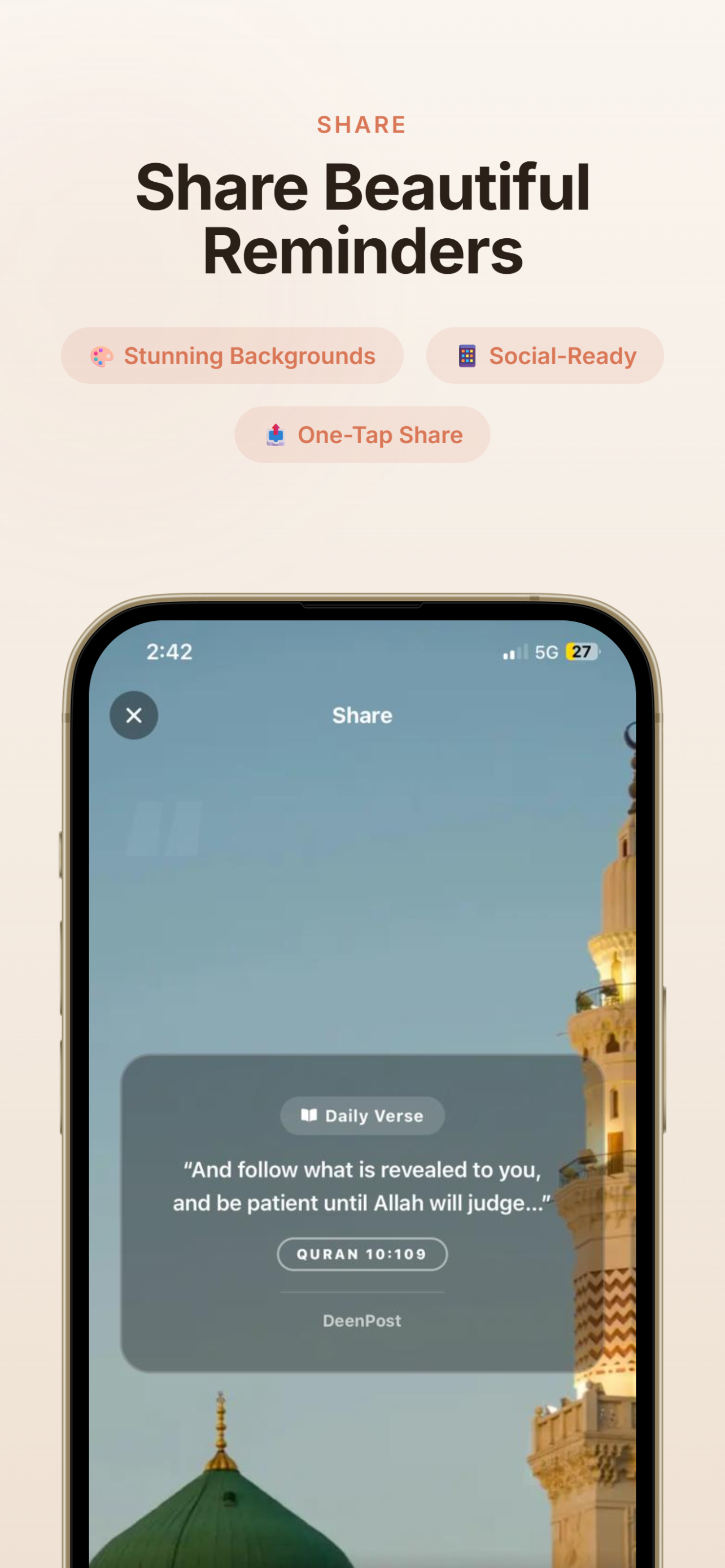 DeenPost: AI Quran Chat screenshot 6