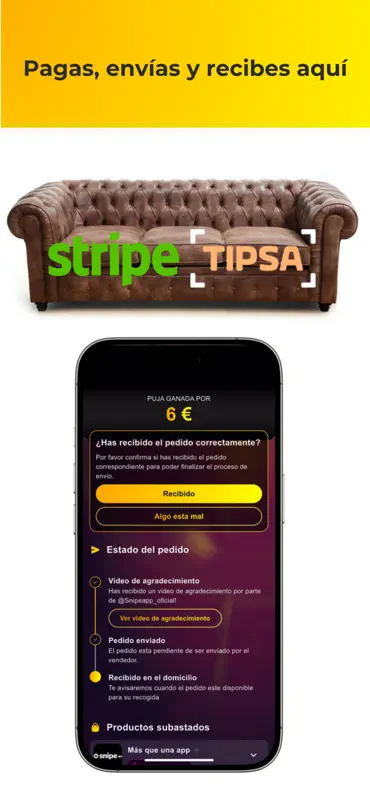 Snipe: Vende y compra en vídeo screenshot 4 of 8