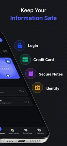 Password Manager - Vaqlo iPhone screenshot