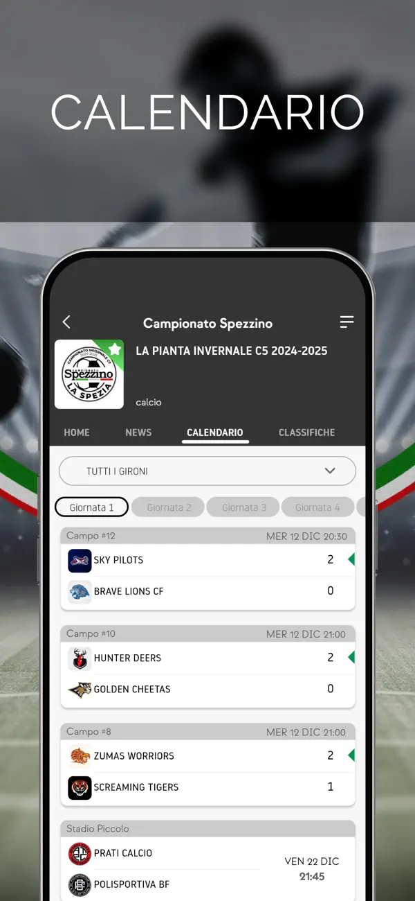 Screenshot #3 pour Campionato Spezzino