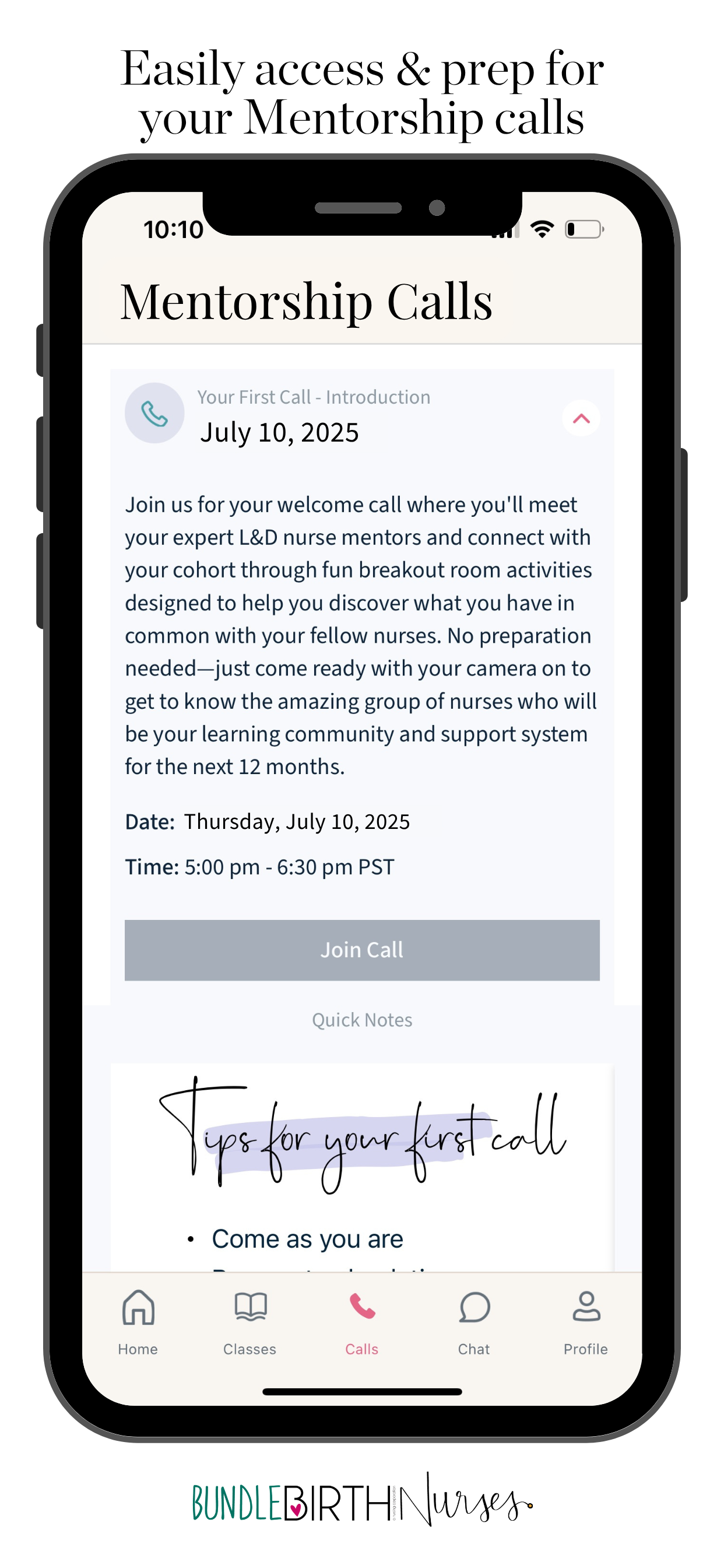 The Bundle Birth App