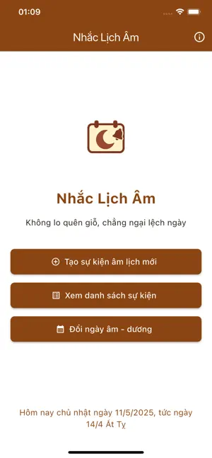 Nhắc Lịch Âm screenshot 1