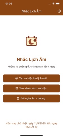 Nhắc Lịch Âm screenshot