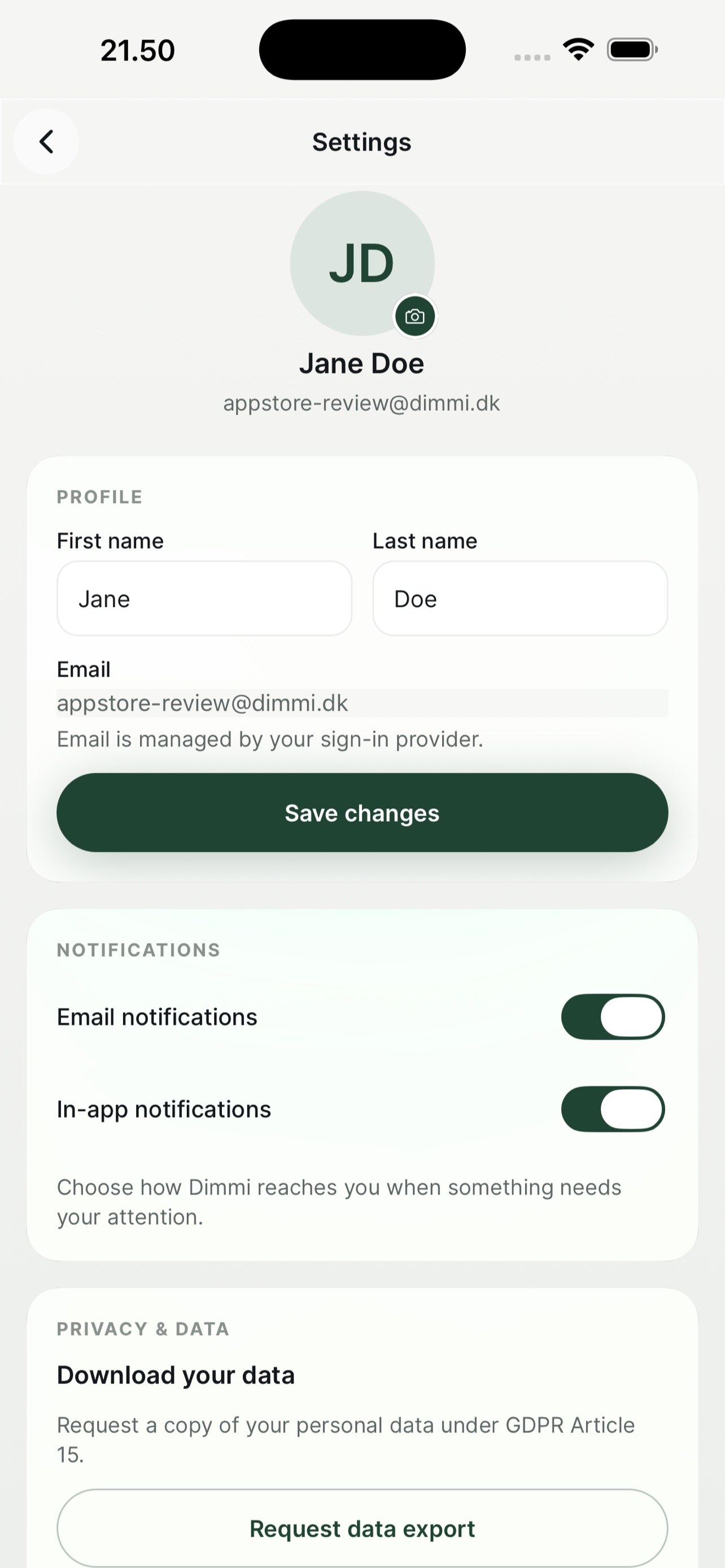 Screenshot 3 of Dimmi - Mobile