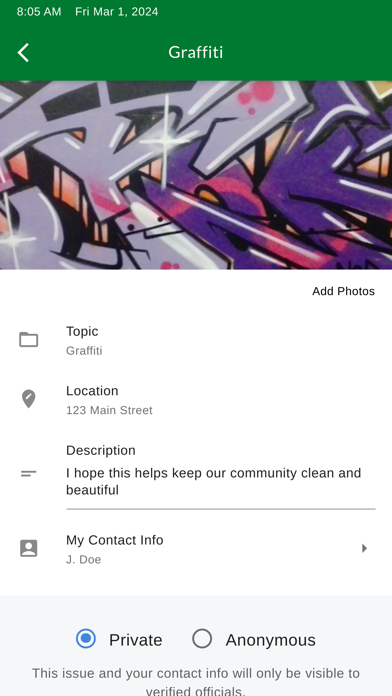 App screenshot
