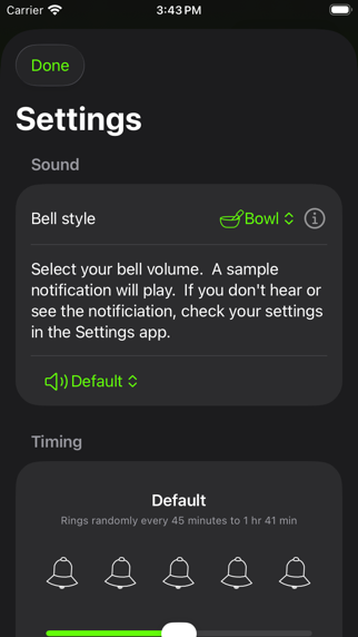 Screenshot #3 pour Lotus Bud Mindfulness Bell