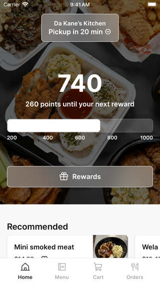 Da Kane’s Kitchen iPhone screenshot 1 - Food & Drink app