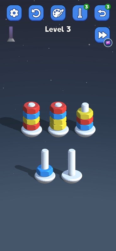 Nuts and Bolts: Sort Puzzle screenshot 1