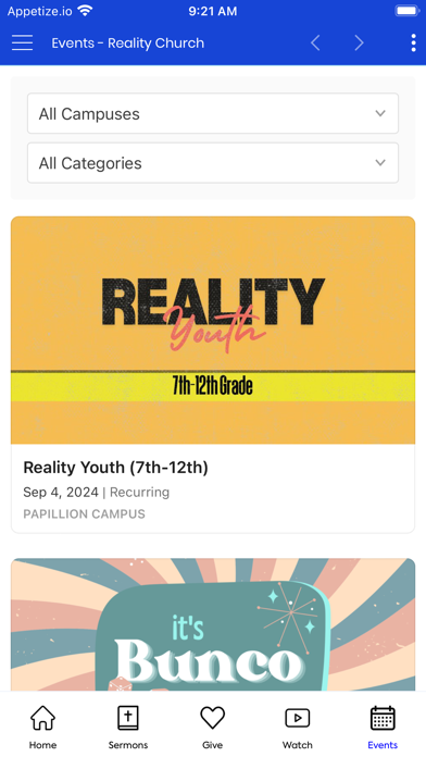 Reality.Church Screenshot