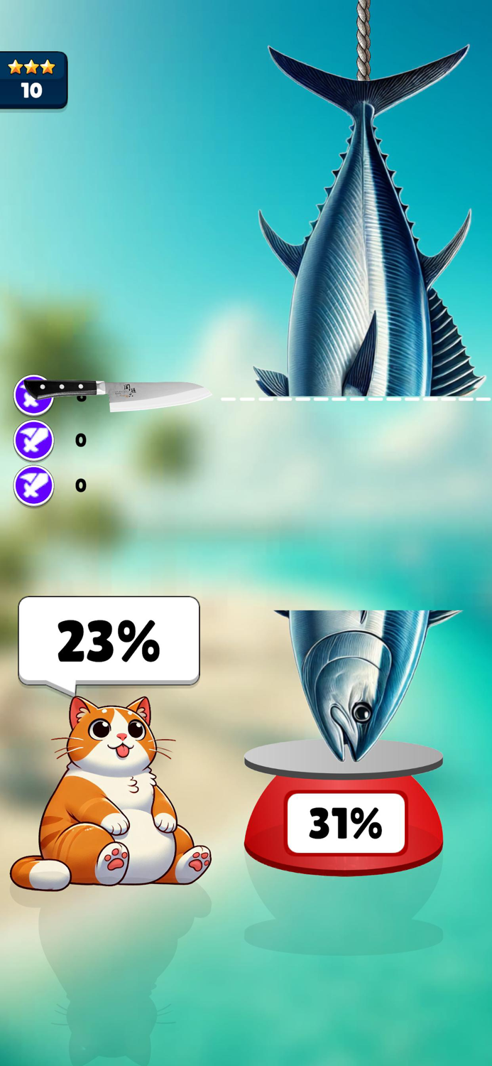 大食い猫 -タイミングゲーム-