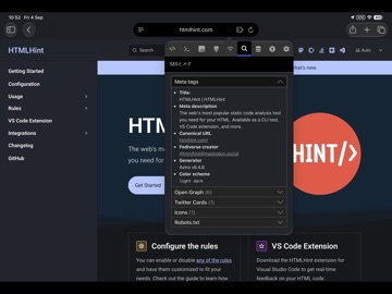 Web DevTools+ iPad screenshot 10