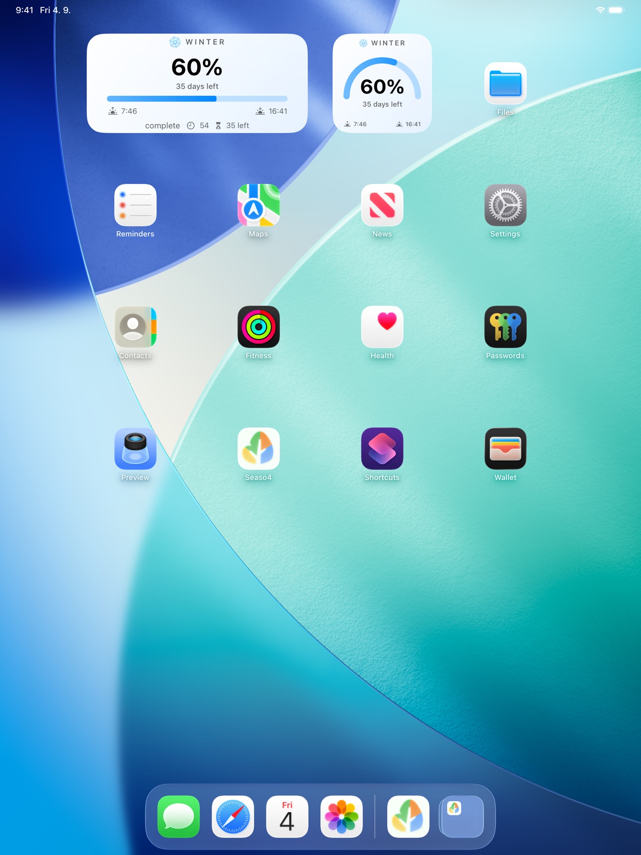 Screenshot 8 of Seaso4: Year & Season Widget