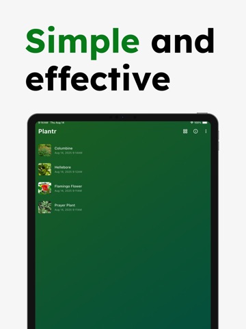 Plant Identifier - Plantr iPad screenshot