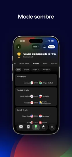 Capture d'écran de FotMob - Foot En Direct sur iPhone 3