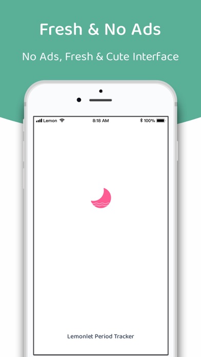 Lemonlet Period Tracker Screenshot 1 of 8