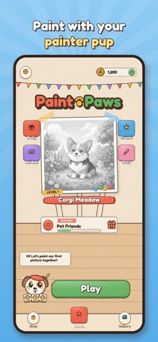 Paint Paws: Combinar e Colorir screenshot 7