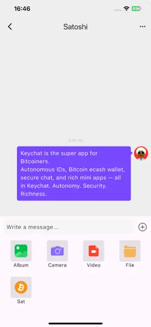 keychat.io screenshot 2