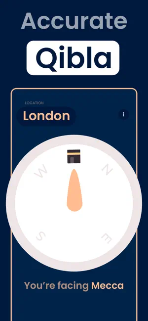 Pillars: Prayer Times & Qibla iPhone screenshot 3