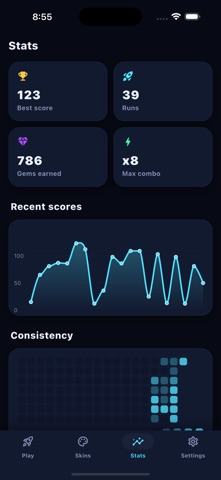 Neonaut: Neon Orbit Arcade iPhone screenshot