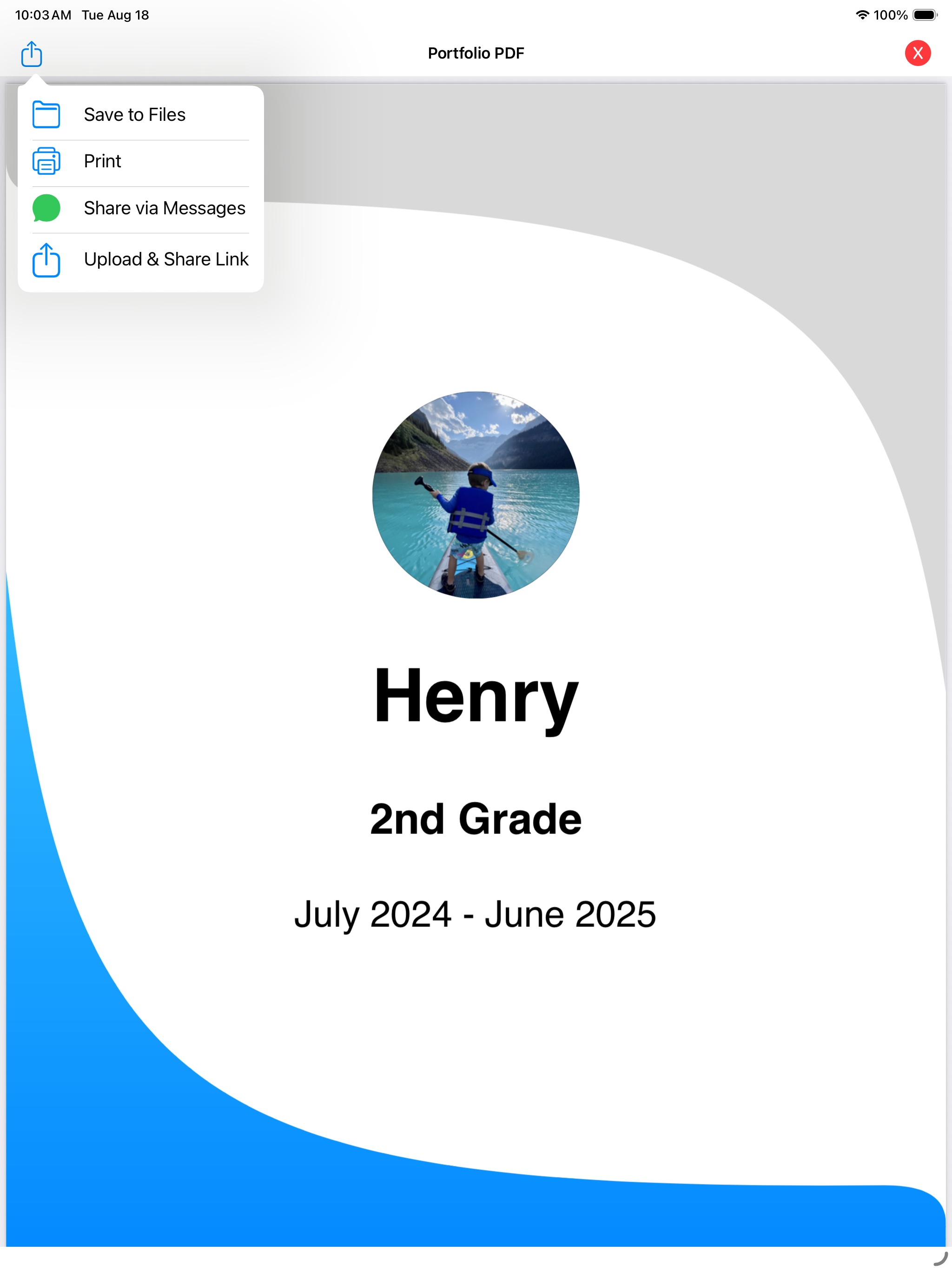 Schoolfolio screenshot 20