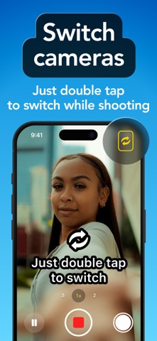 2Cam Dual Camera Double Video iPhone screenshot 4