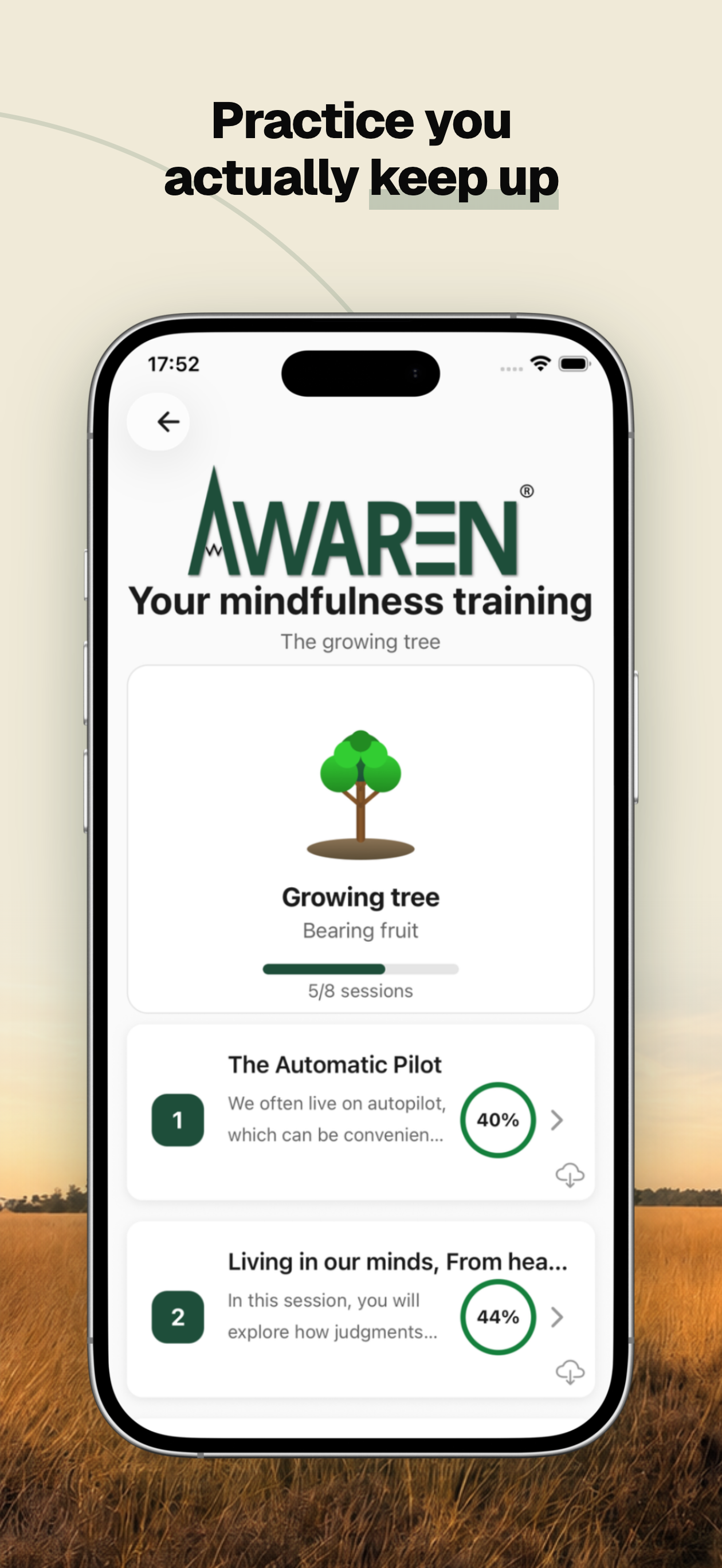 Awaren: Mindfulness MBSR screenshot 7