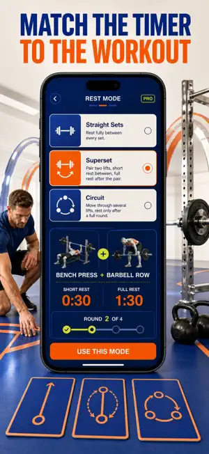 Gym Rest Timer: Between Sets screenshot 4