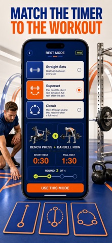 Gym Rest Timer: Between Sets Screenshot 4 of 10