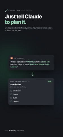 stePlan: Client Project Portal screenshot