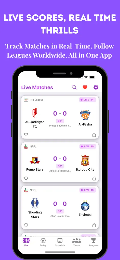 Buz One - Live - Sports App | MWM