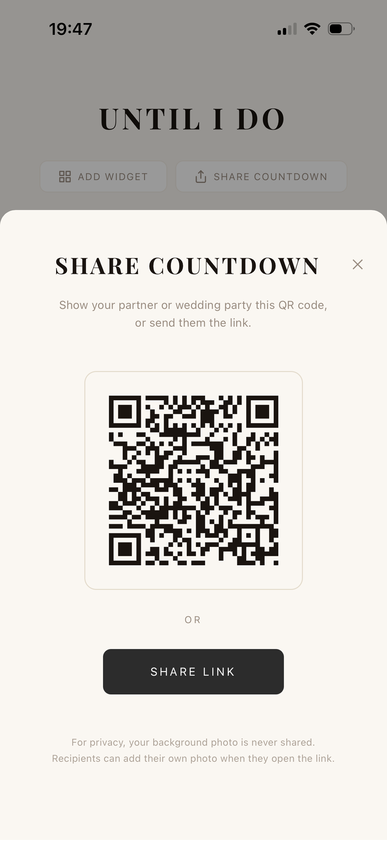 Wedding Countdown - Until I Do screenshot 11