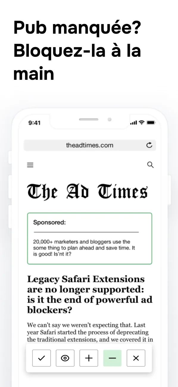 Screenshot #3 pour AdGuard Ad Blocker pour Safari