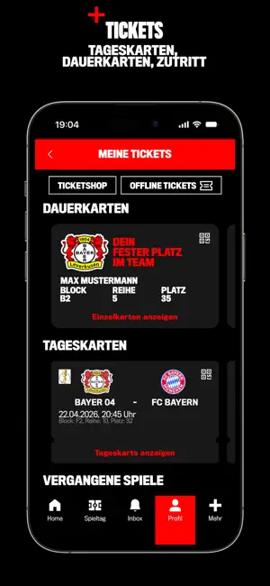 Bayer 04 Leverkusen iPhone screenshot 4