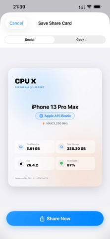 CPU X Screenshot 8 of 10
