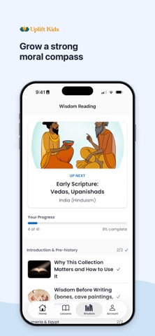 Uplift Kids: Family Lessons iPhone screenshot