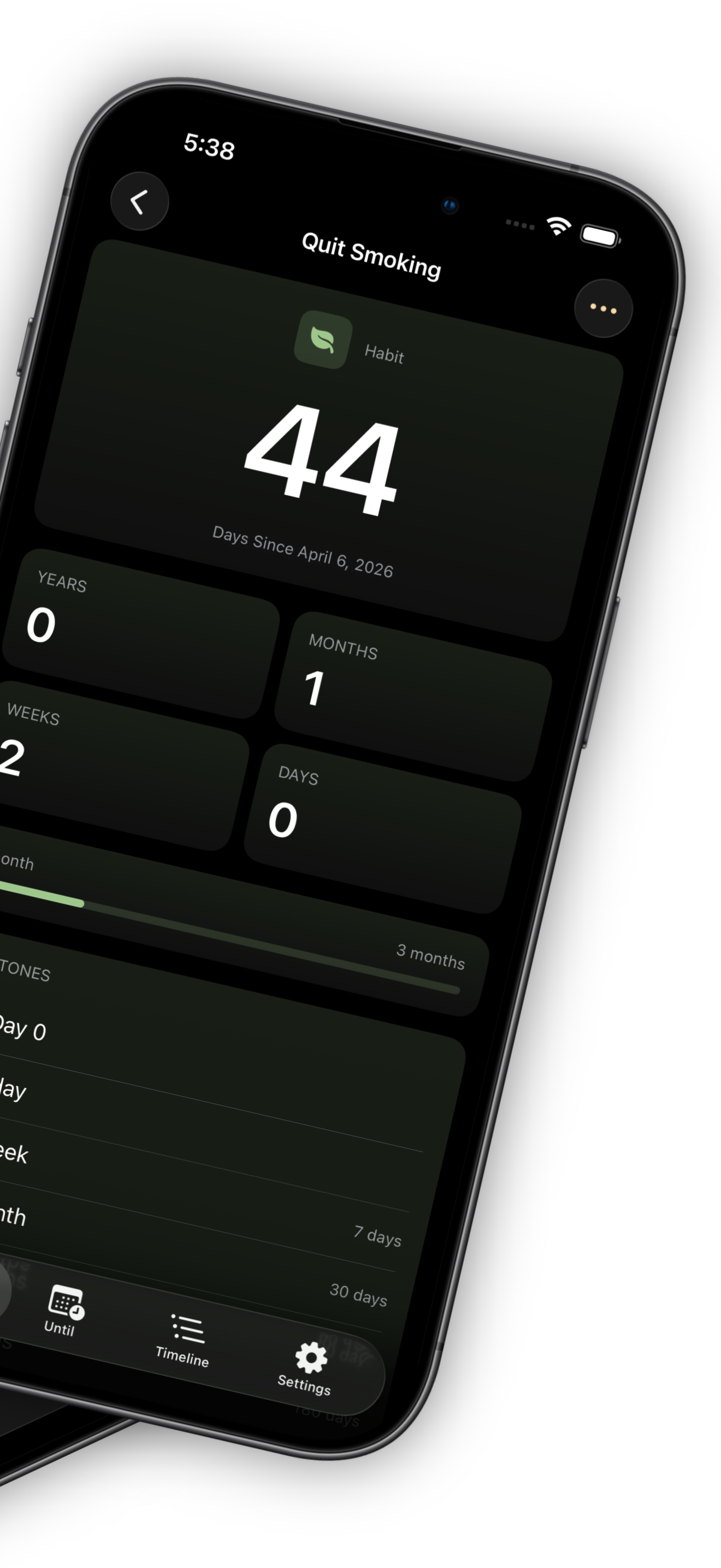 Milestone: Streak Tracker screenshot 2