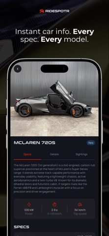 RIDESPOTR iPhone screenshot